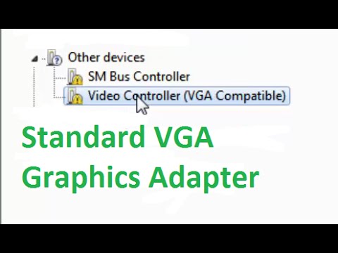 standard vga graphics adapter driver